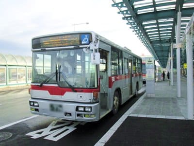 函館空港2番乗り場のバス停