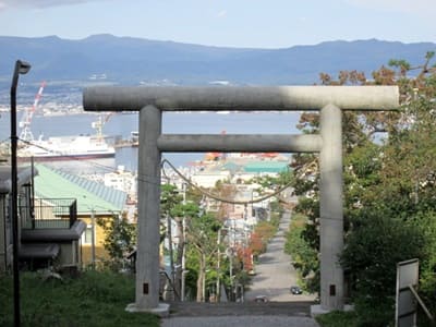 山上大神宮境内からの景色