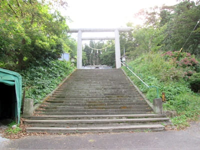 山上大神宮への石段