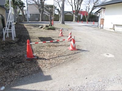 函館乃木神社の駐車場